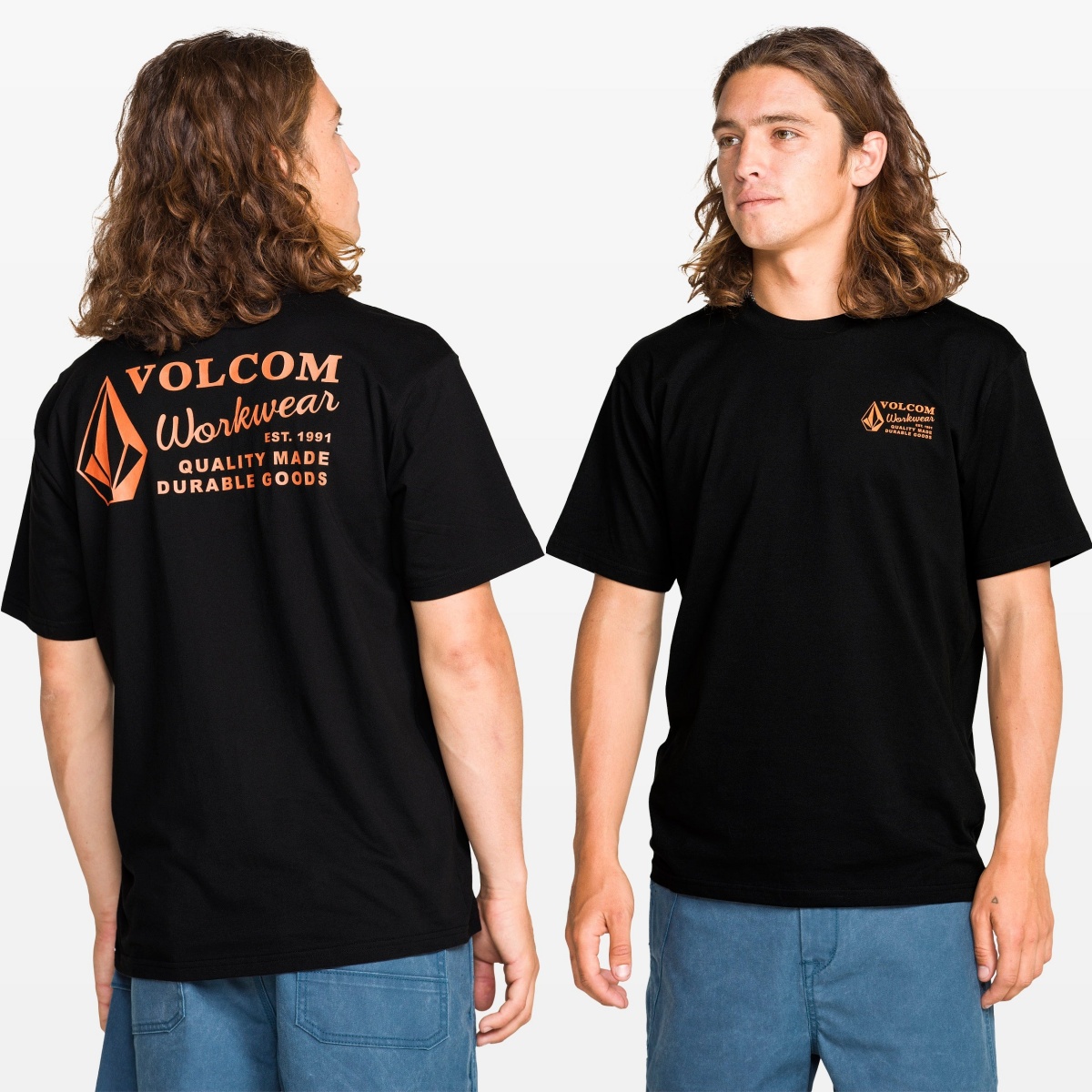 Streetwear Brand Tees - Футболка Workwear Volcom Outdoor Extreme Sports,